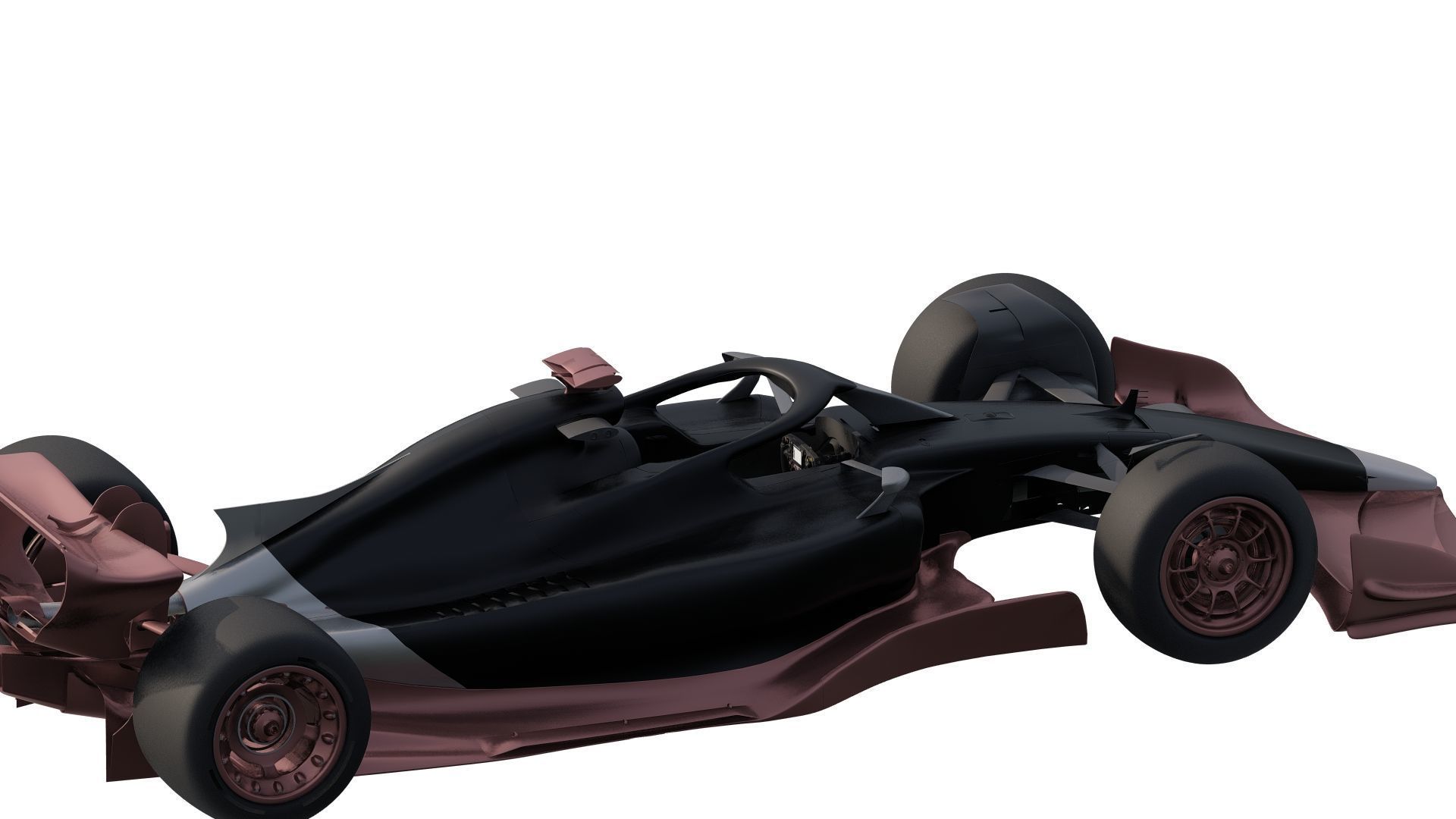 FORMULA 1 BOLID CAR 3D model_2