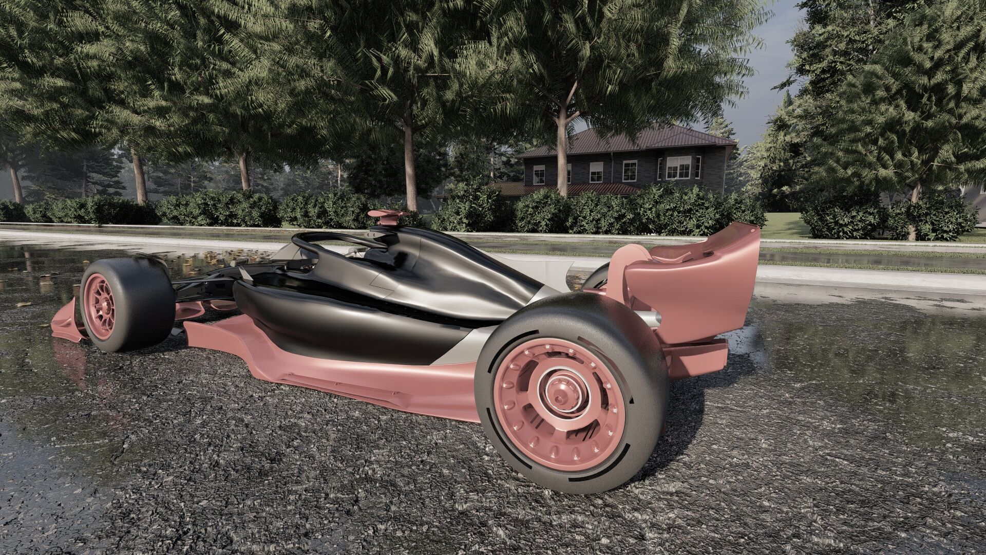 FORMULA 1 BOLID CAR 3D model_9