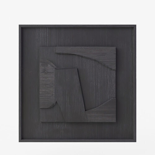 Dimitri Wood Assemblage Wall Art Wood 3D model