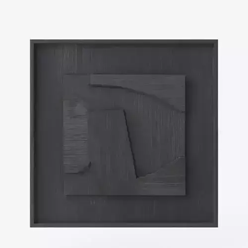 Dimitri Wood Assemblage Wall Art Wood 3D model