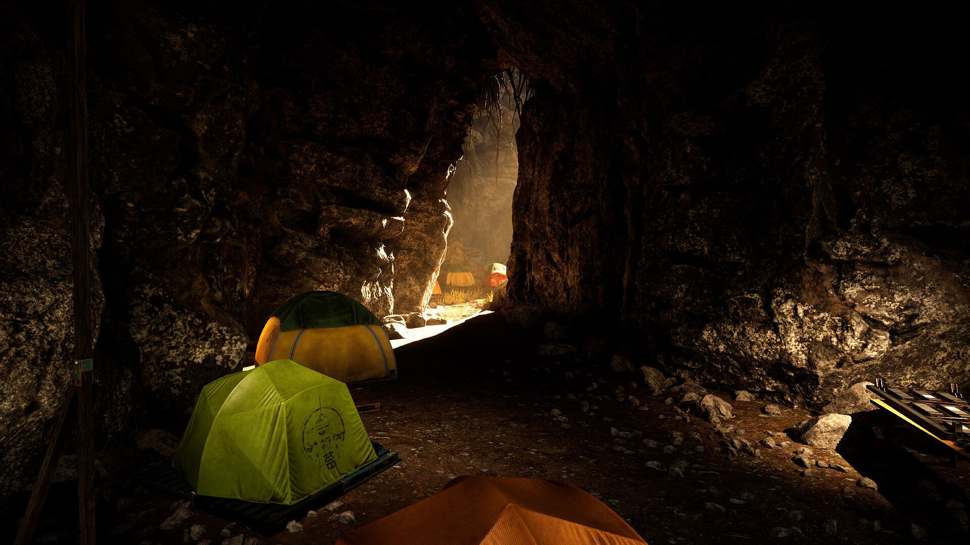 Survival Camp Low-poly 3D model_16