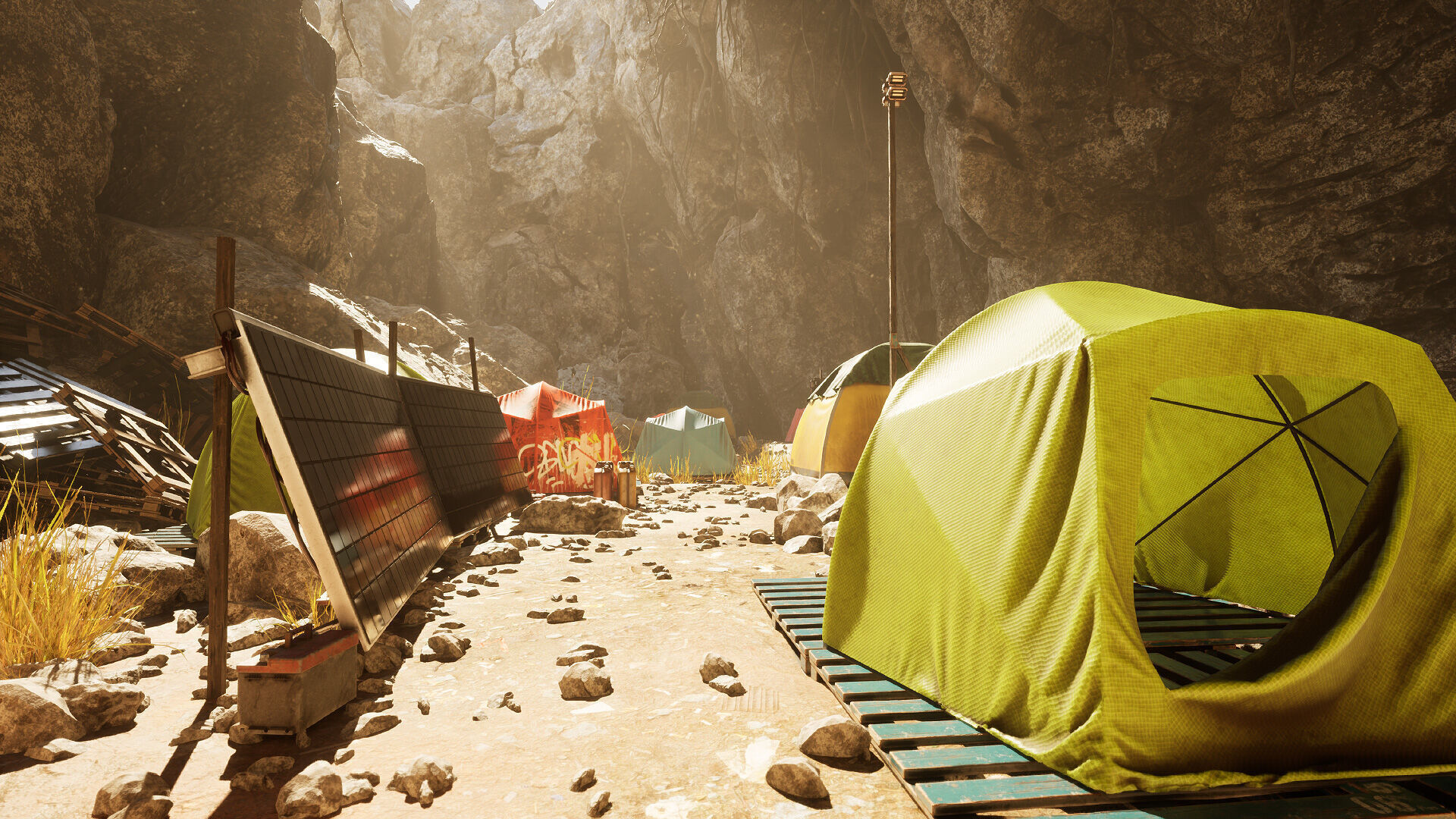 Survival Camp Low-poly 3D model_9