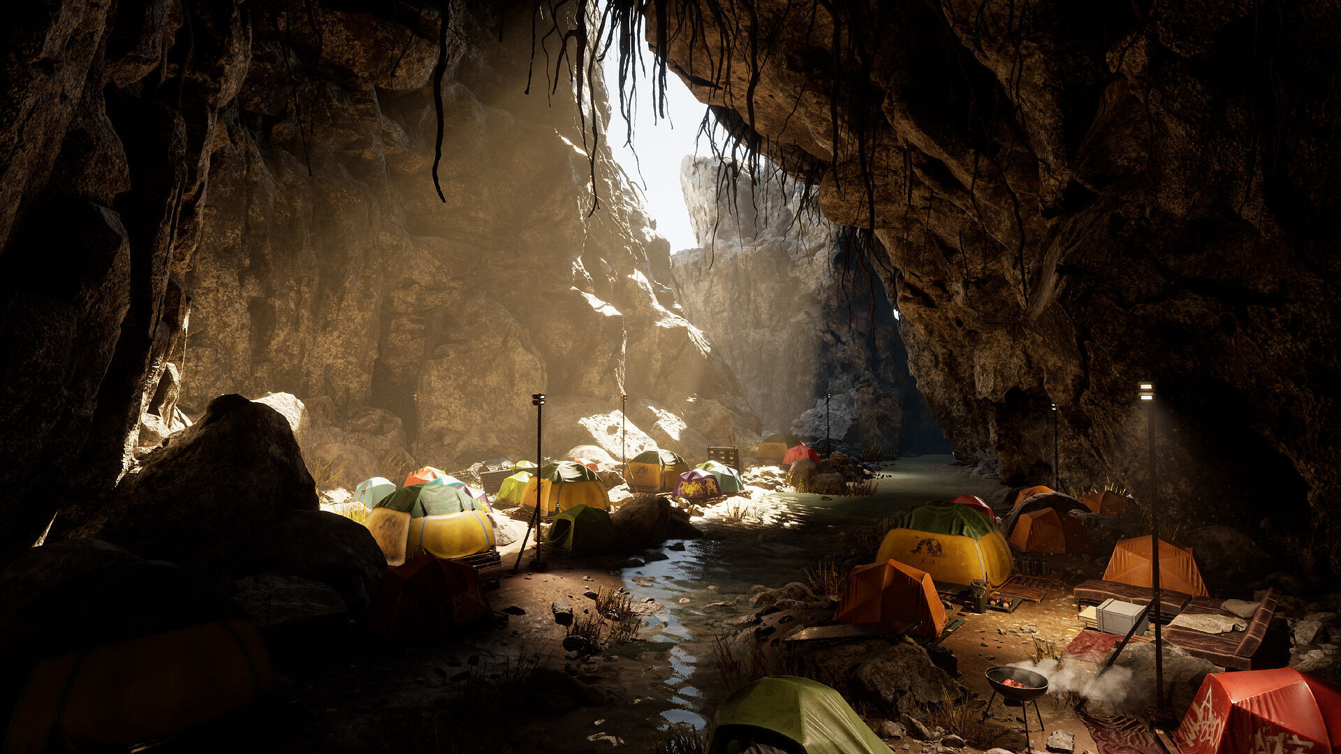 Survival Camp Low-poly 3D model_13