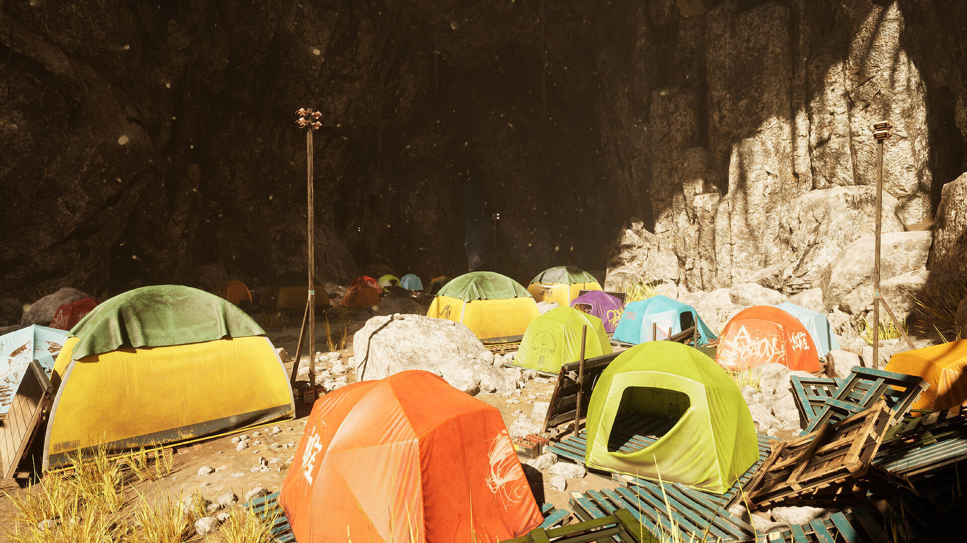 Survival Camp Low-poly 3D model_15