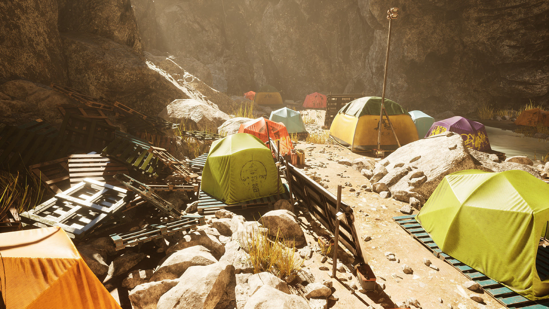 Survival Camp Low-poly 3D model_14