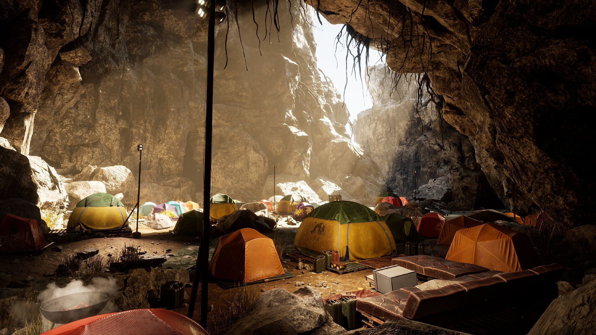 Survival Camp Low-poly 3D model_5