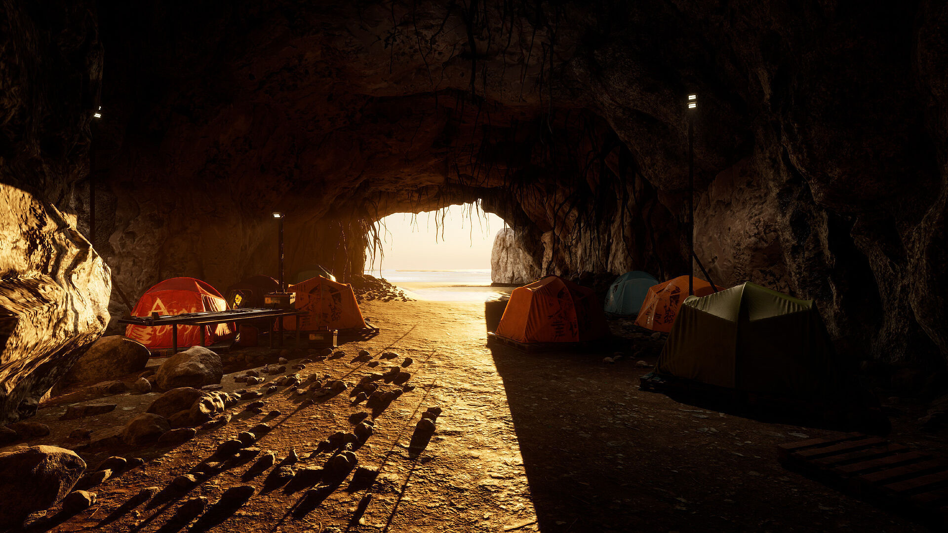 Survival Camp Low-poly 3D model_18