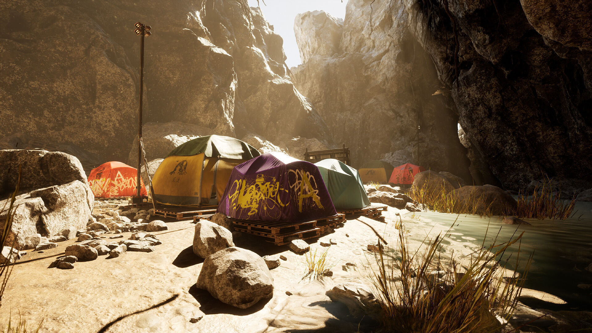 Survival Camp Low-poly 3D model_12