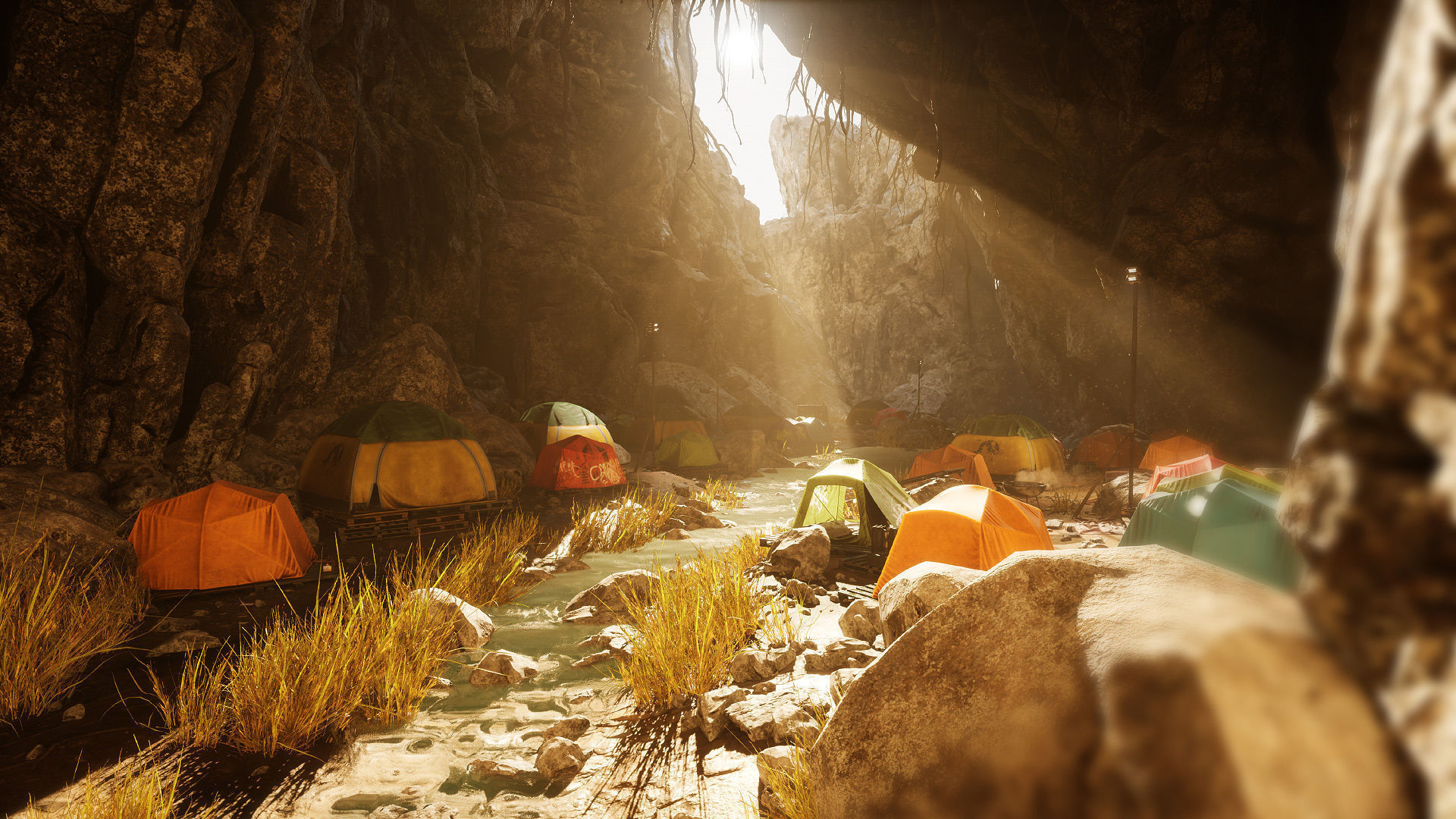 Survival Camp Low-poly 3D model_17