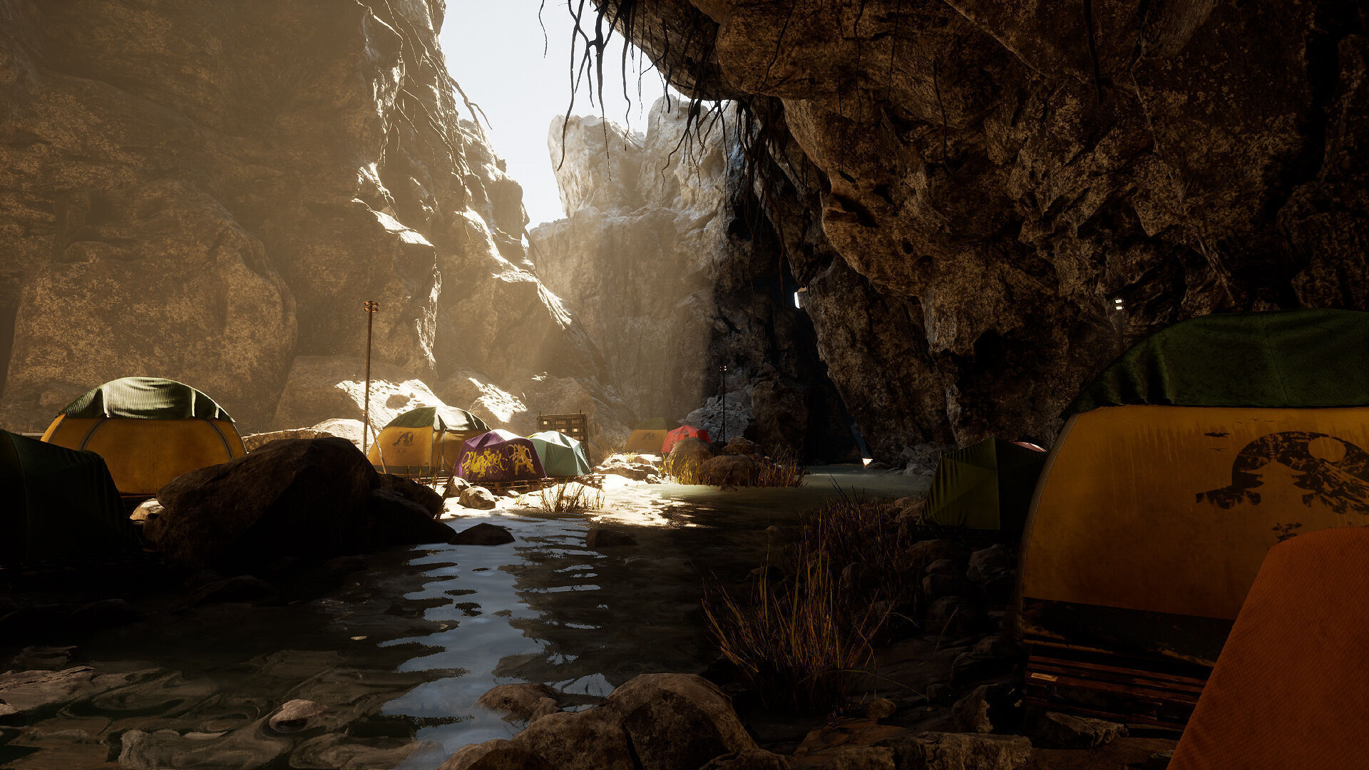 Survival Camp Low-poly 3D model_11