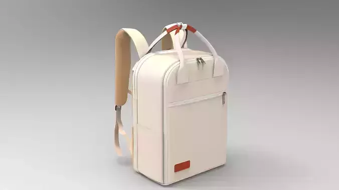  Realistic Backpack 3D Model PBR Textures Game Film Ready 022