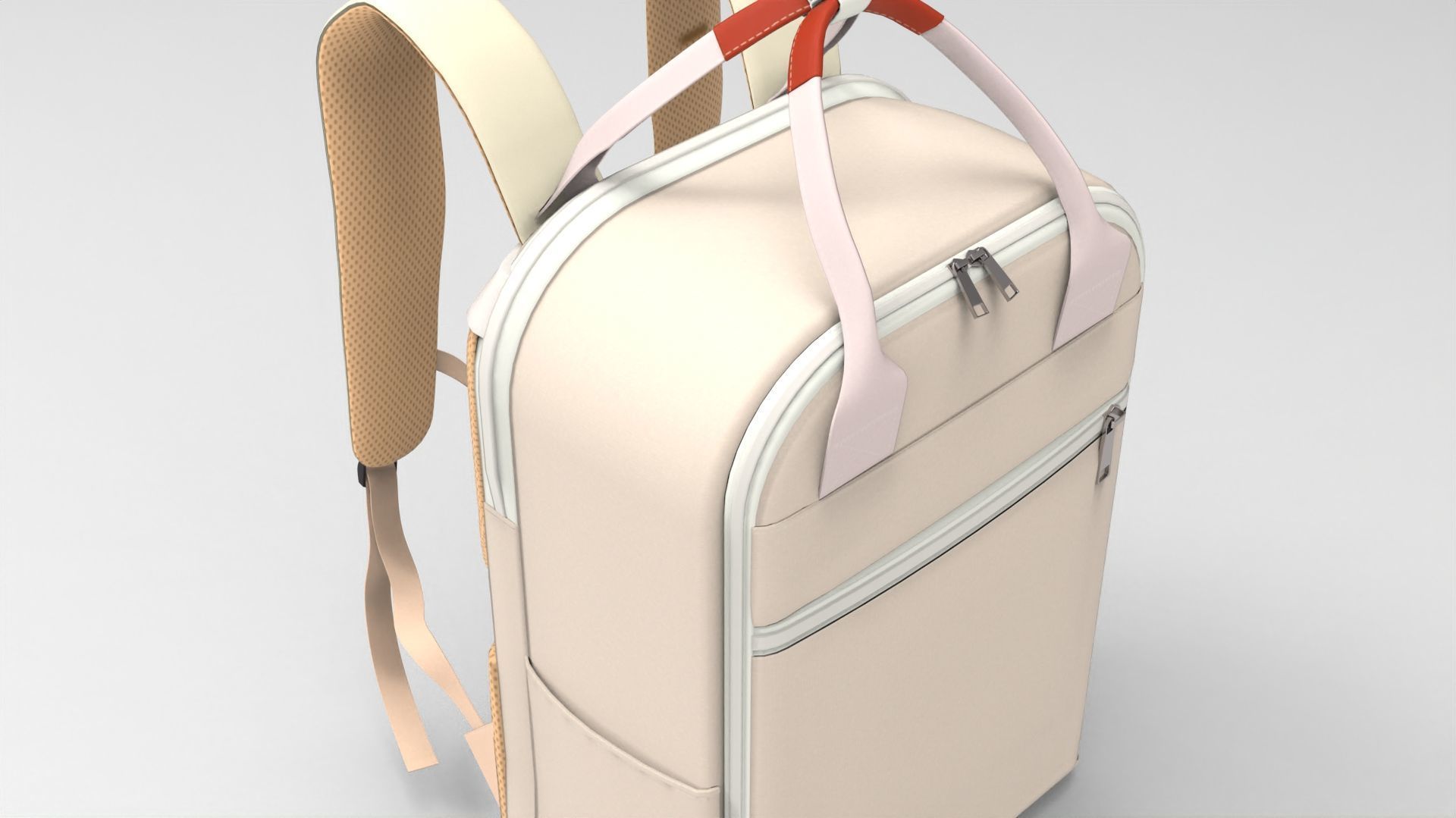  Realistic Backpack 3D Model PBR Textures Game Film Ready 022 Low-poly 3D model_2