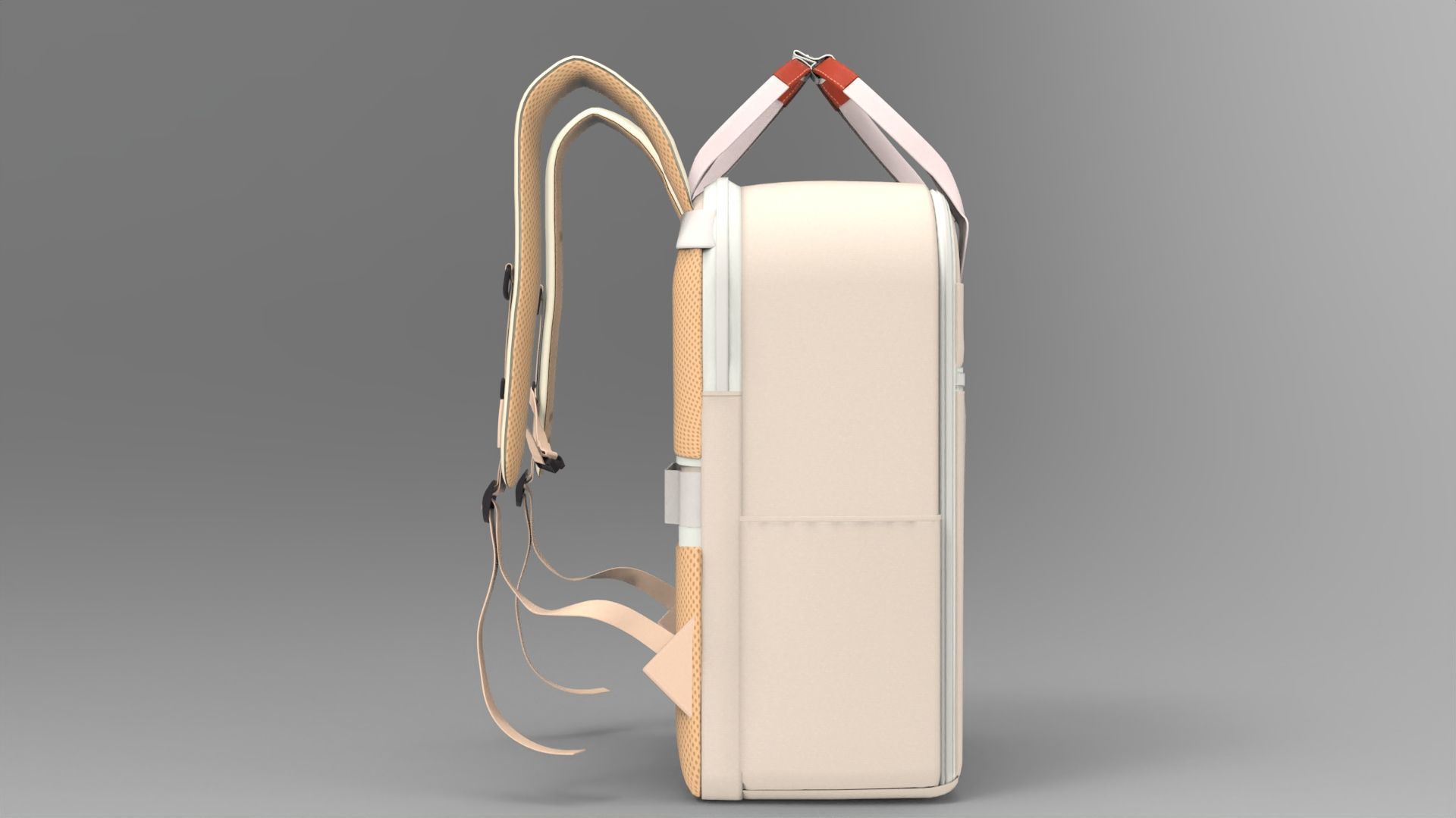  Realistic Backpack 3D Model PBR Textures Game Film Ready 022 Low-poly 3D model_5