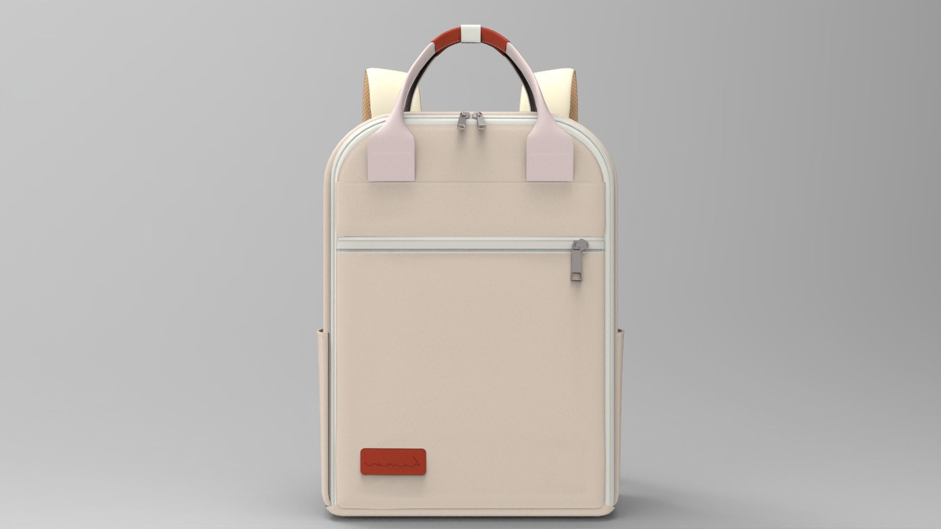  Realistic Backpack 3D Model PBR Textures Game Film Ready 022 Low-poly 3D model_3