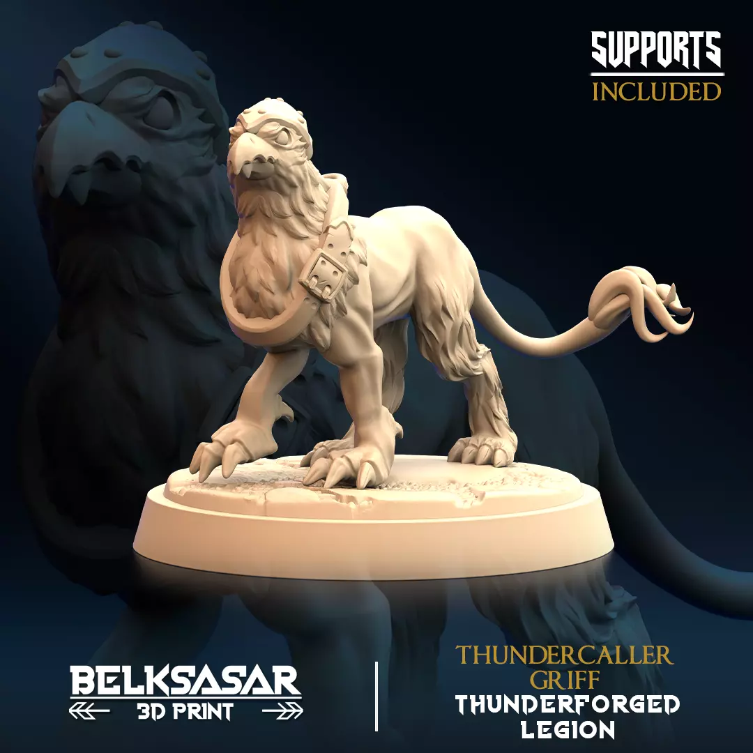 Thundercaller Griff 3D print model
