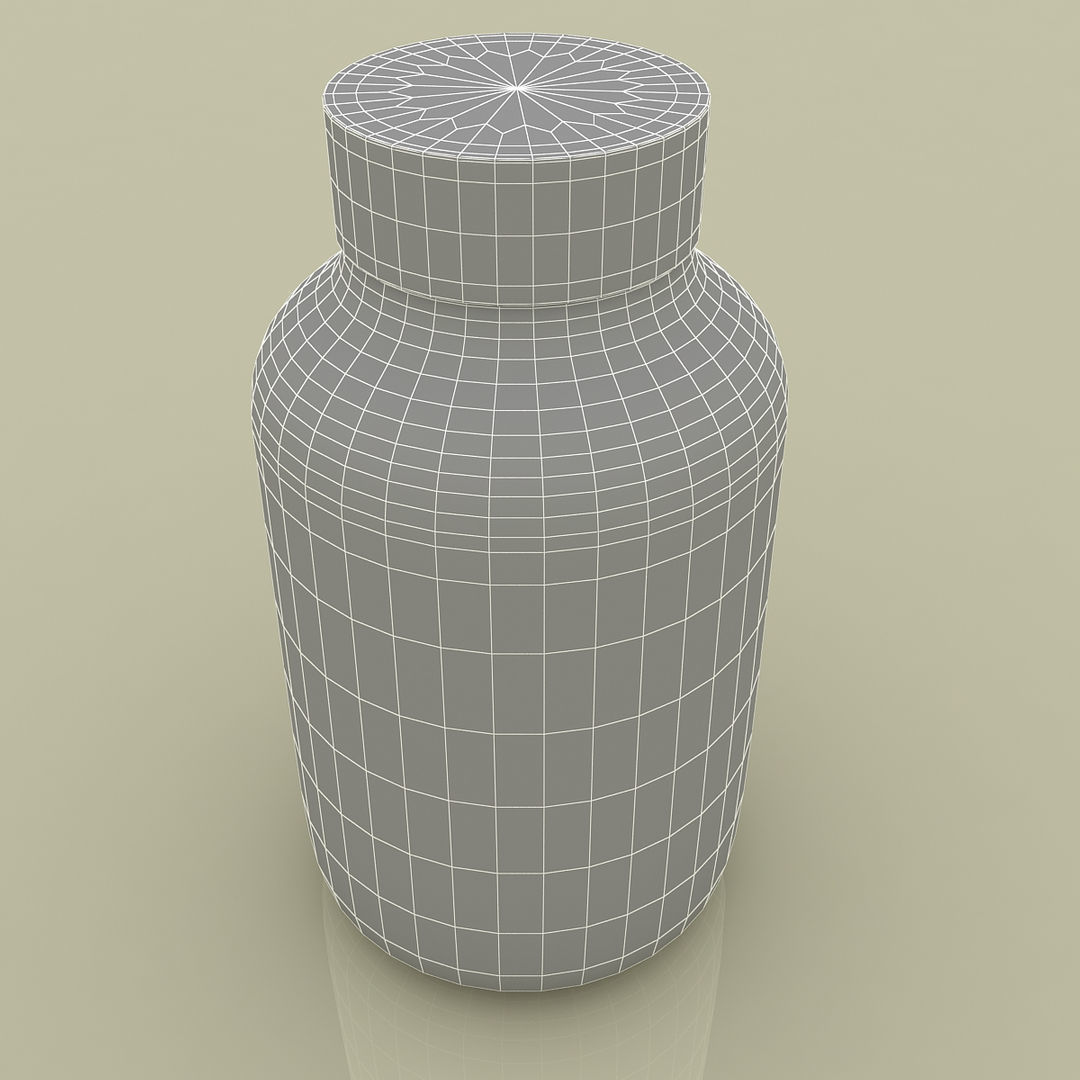 DXN Spirulina 3D model_5
