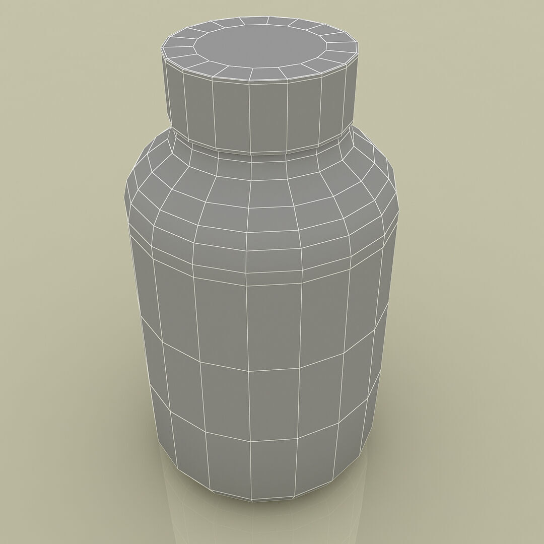 DXN Spirulina 3D model_6