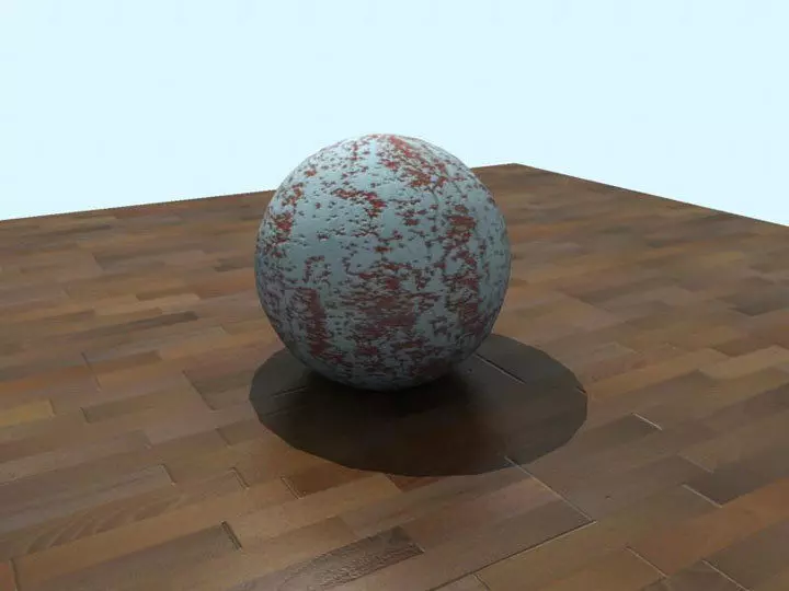 Point light sample scene Free 3D model_0