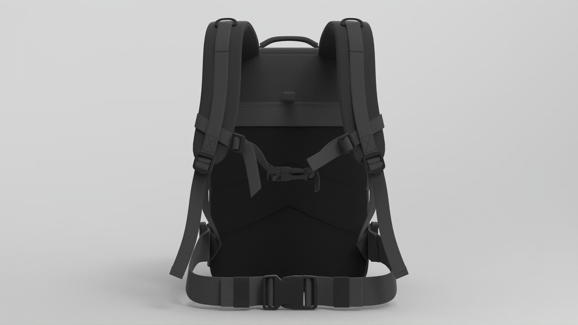 Realistic Backpack 3D Model PBR Textures Game Film Ready 019 Low-poly 3D model_5