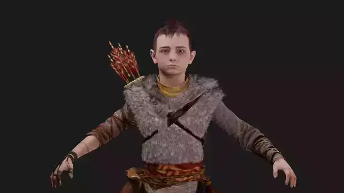 Atreus Sickness God of War 2018 3D model