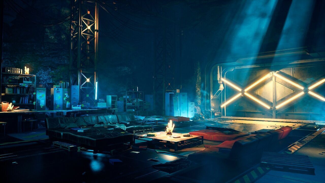  Shelter Low-poly 3D model_5