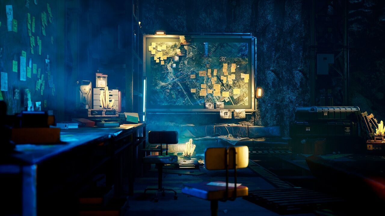  Shelter Low-poly 3D model_10