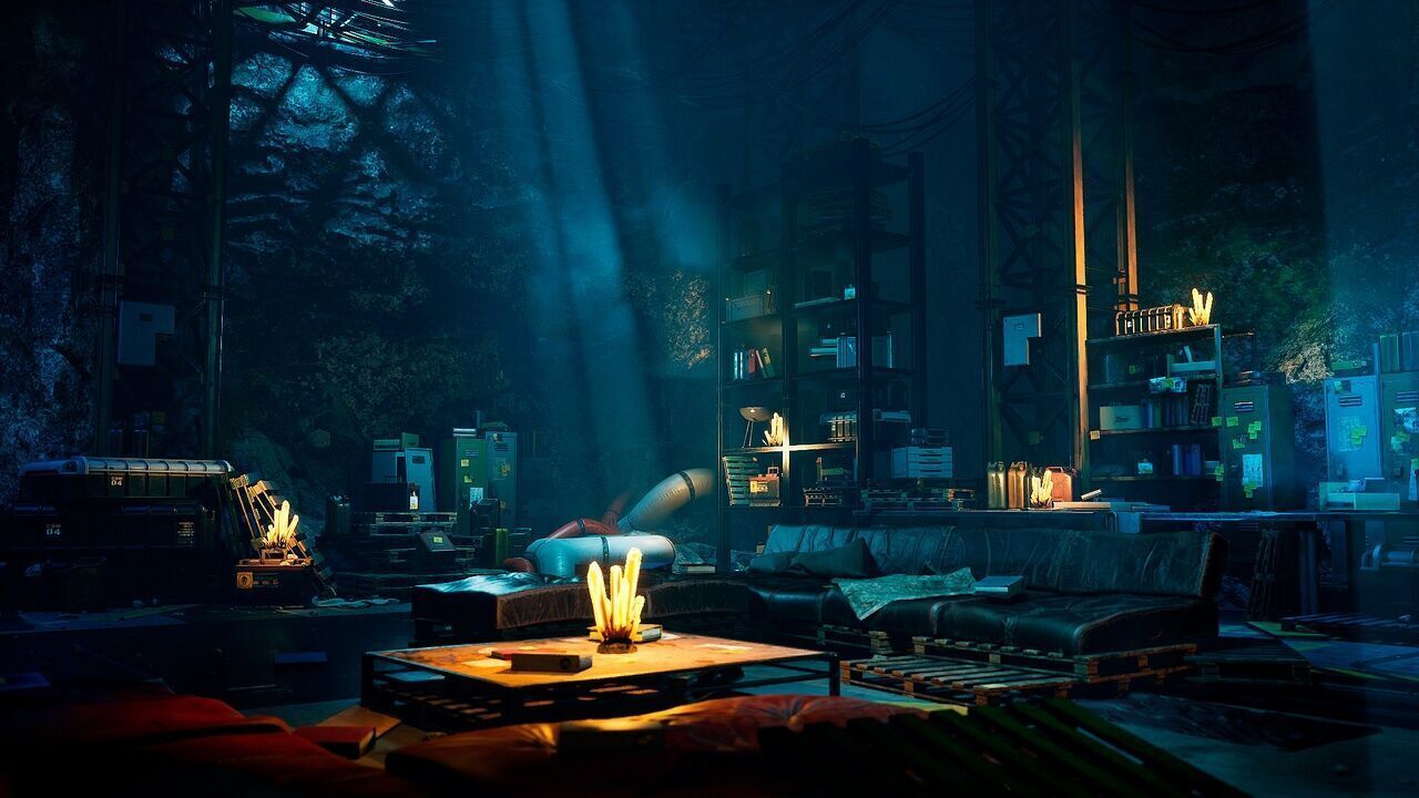  Shelter Low-poly 3D model_13