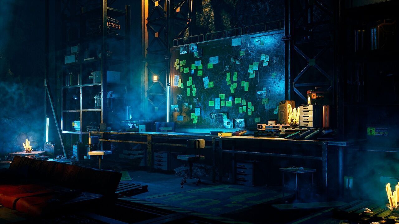  Shelter Low-poly 3D model_21