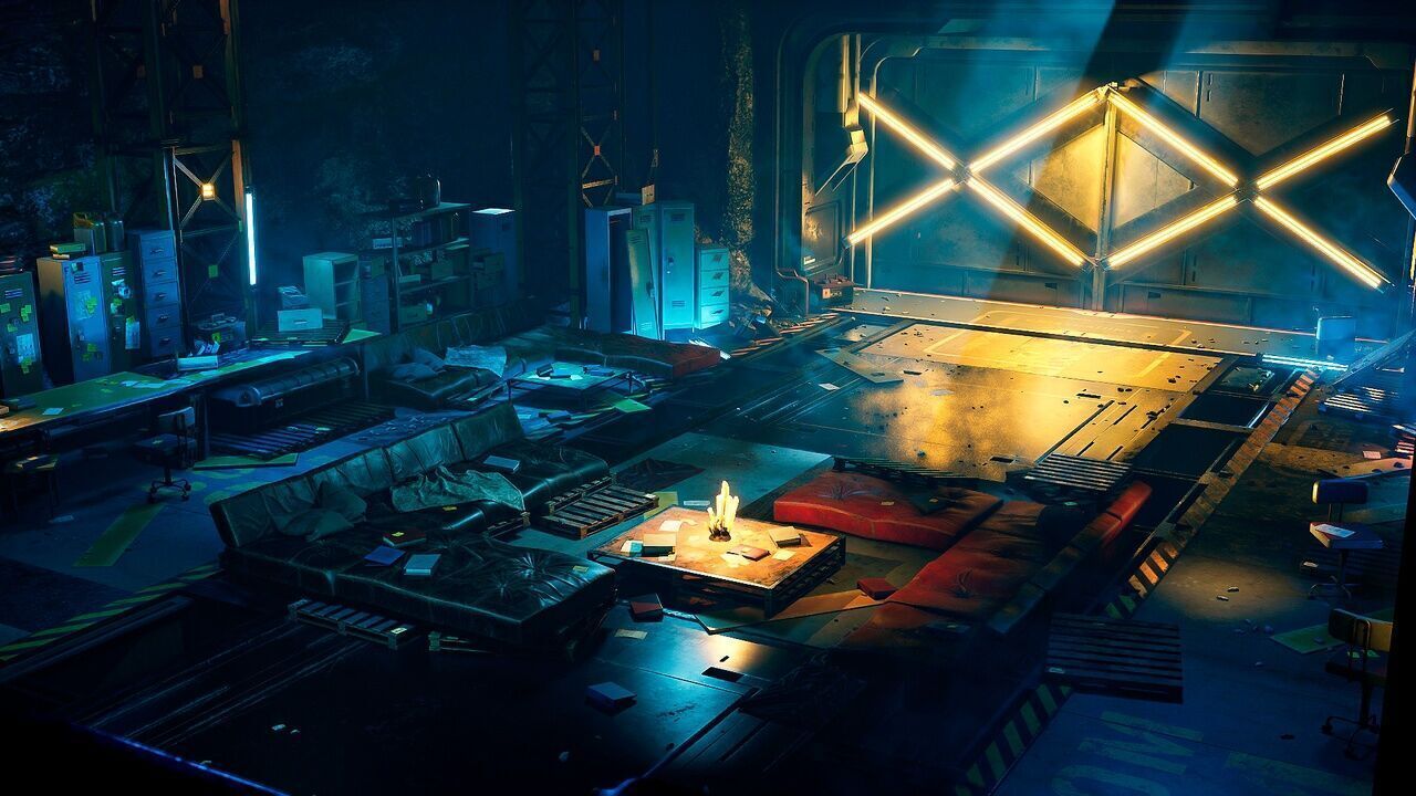  Shelter Low-poly 3D model_11