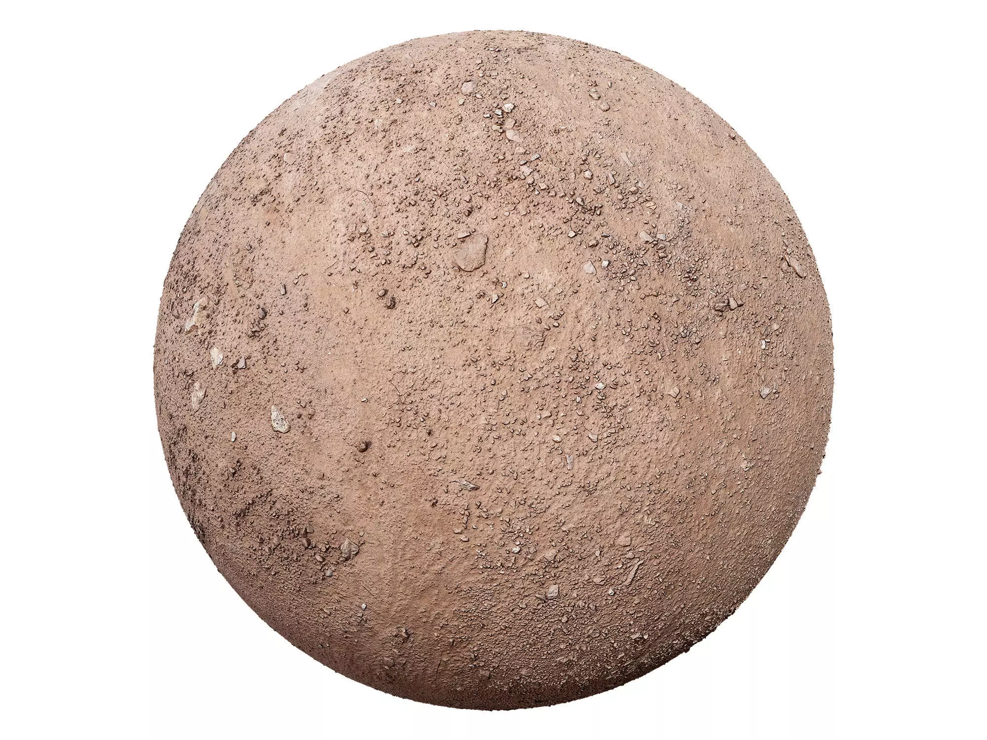 Gravel sand Terrain PBR Texture_0