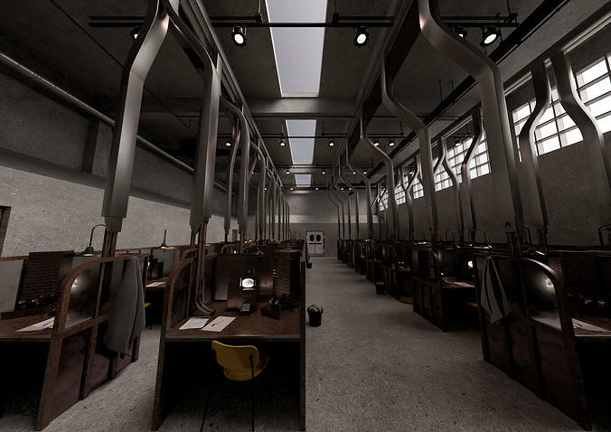 1984 Ministry of Truth  3D Model Set 3D model