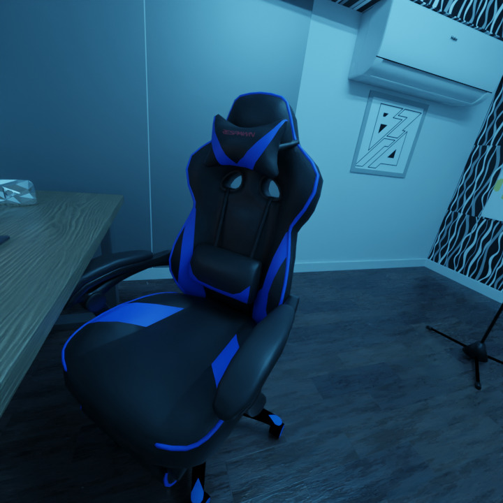 Bizarrap Sessions Studio 3D Model Realistic Music Studio Scene Low-poly 3D model_4