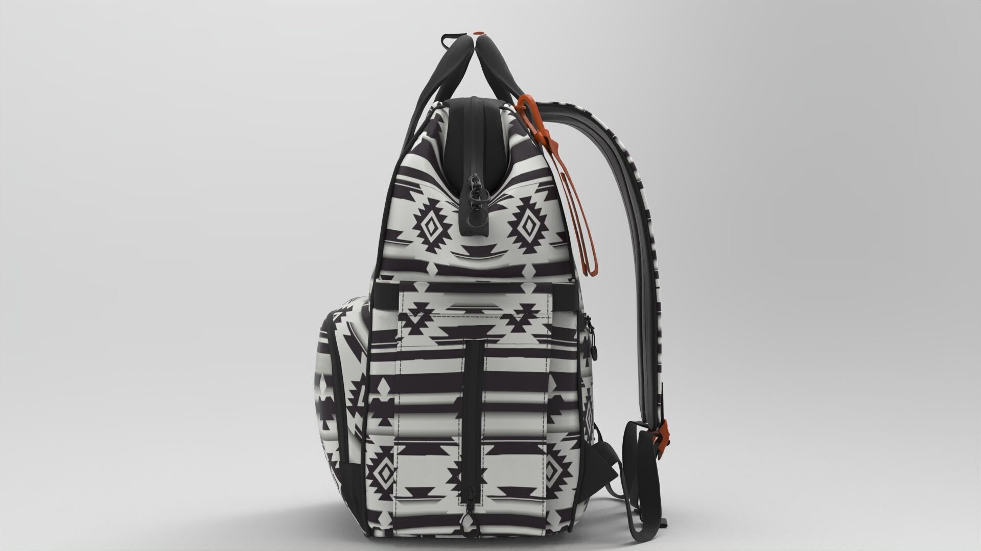  Realistic Backpack 3D Model PBR Textures Game Film Ready 015 Low-poly 3D model_8