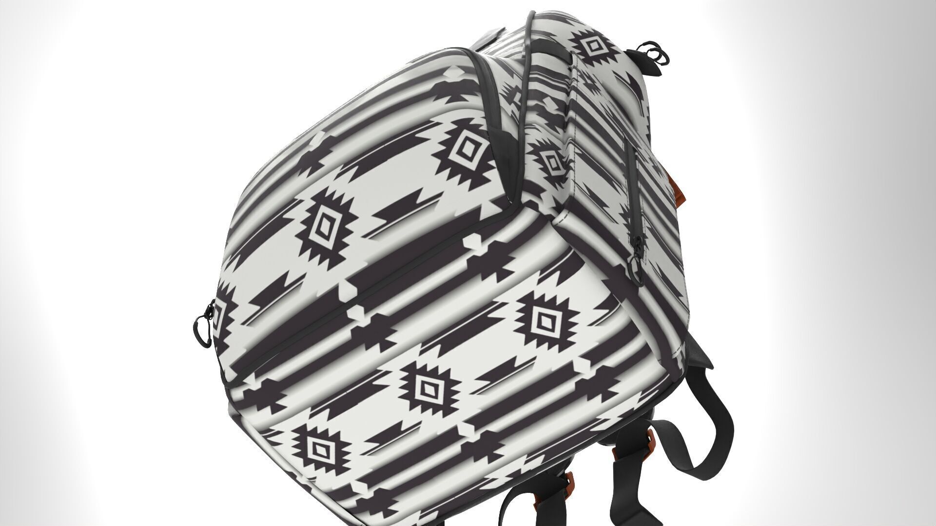  Realistic Backpack 3D Model PBR Textures Game Film Ready 015 Low-poly 3D model_10