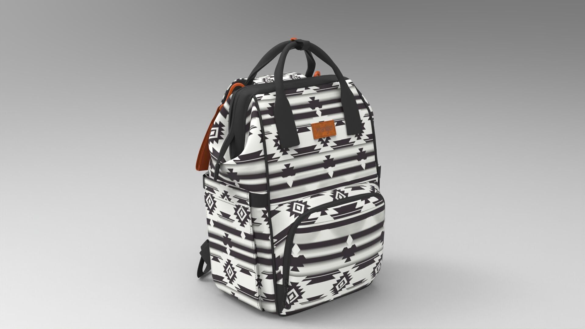  Realistic Backpack 3D Model PBR Textures Game Film Ready 015 Low-poly 3D model_3