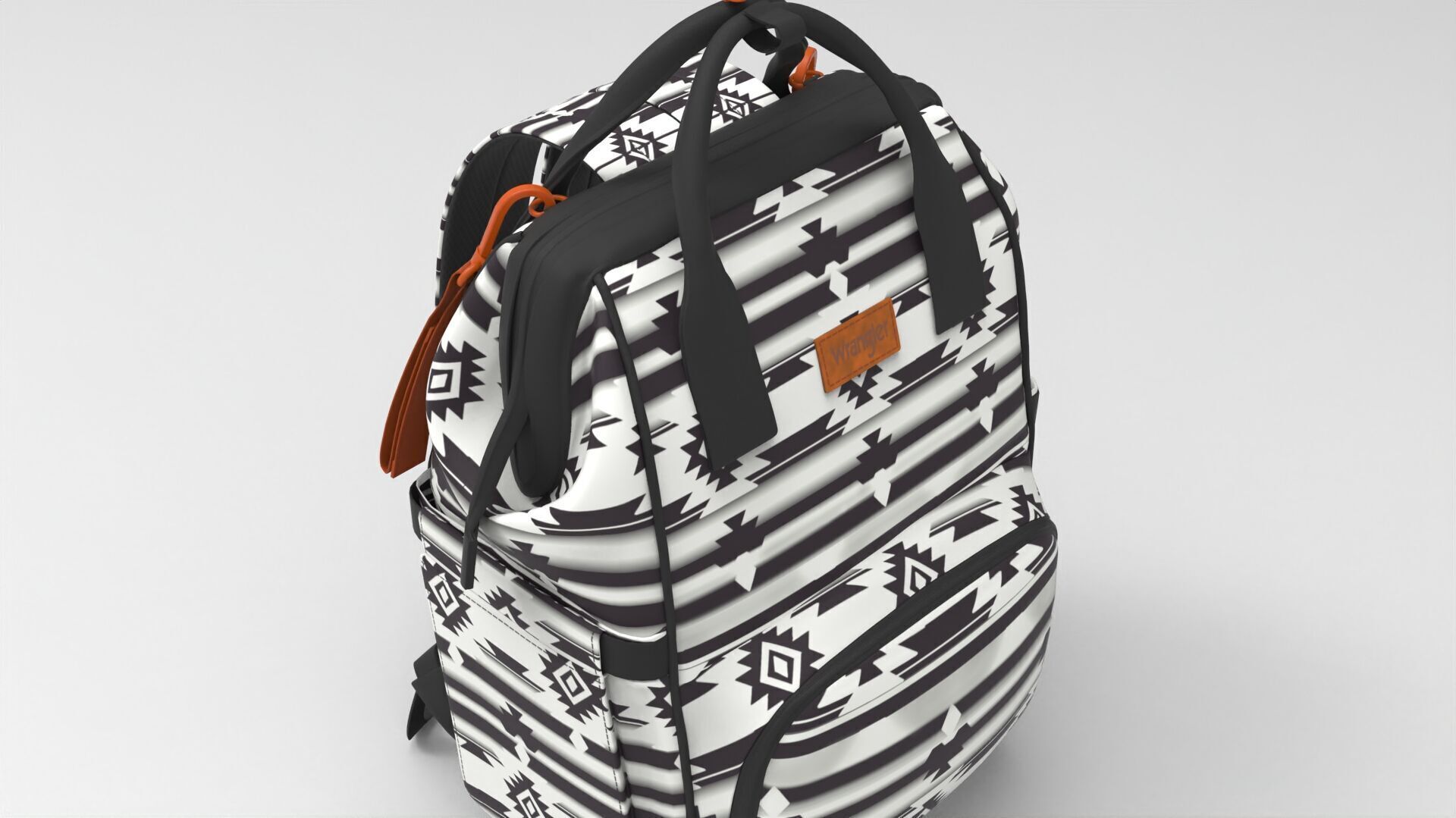  Realistic Backpack 3D Model PBR Textures Game Film Ready 015 Low-poly 3D model_4