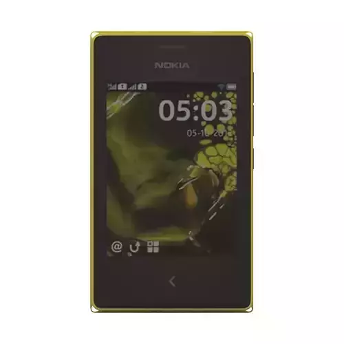 Nokia Asha 503 Dual Sim Yellow