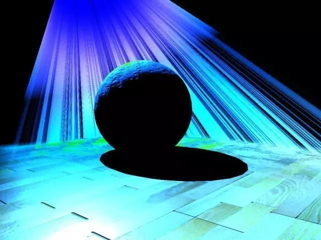 Spot light sample scene Free 3D model_0