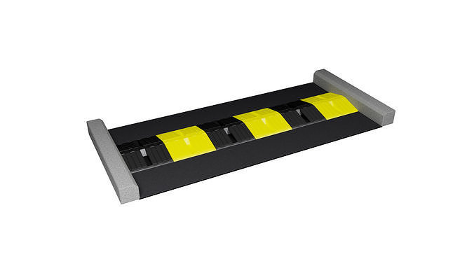 speed bump3 3D model