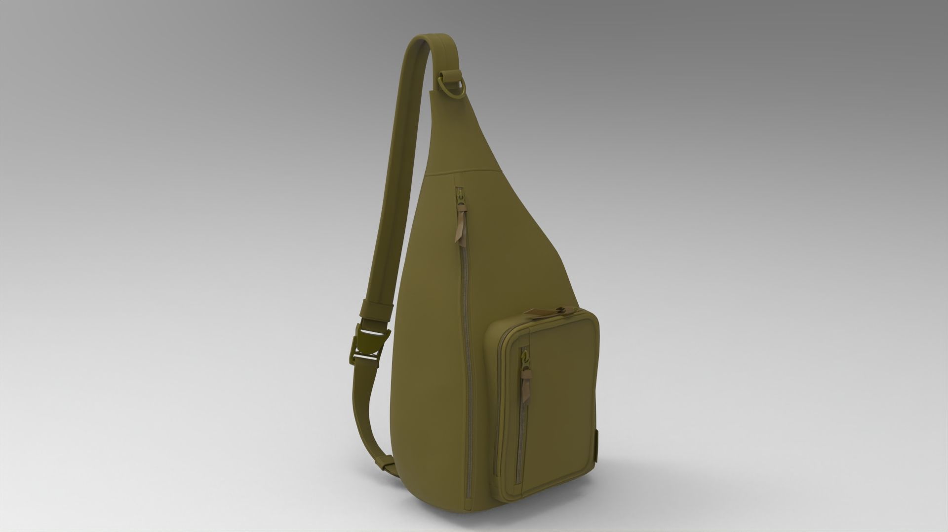  Realistic Backpack 3D Model PBR Textures Game Film Ready 013 Low-poly 3D model_4