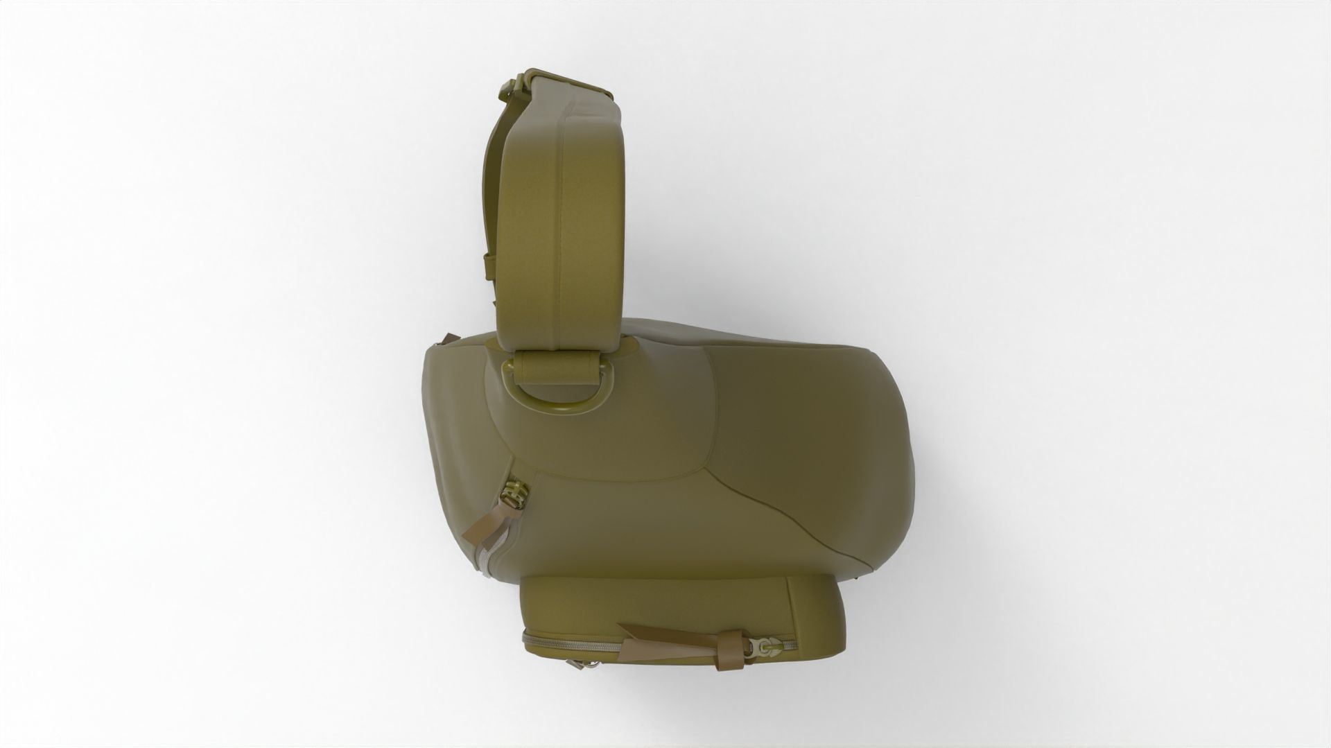  Realistic Backpack 3D Model PBR Textures Game Film Ready 013 Low-poly 3D model_10