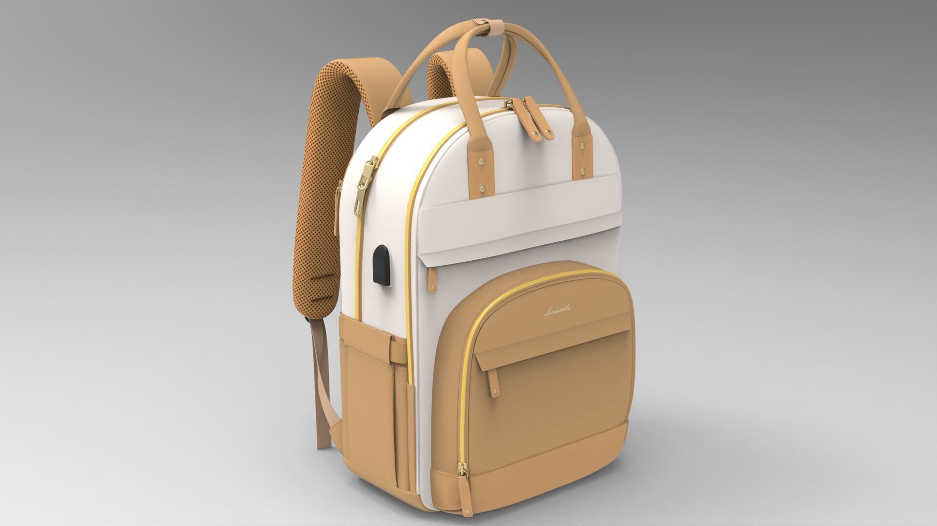  Realistic Backpack 3D Model PBR Textures Game Film Ready 012 Low-poly 3D model_2
