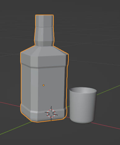 3d whiskey model Low-poly 3D model_4