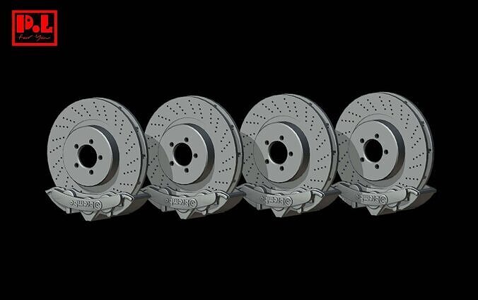 Brembo disc brakes 3D print model