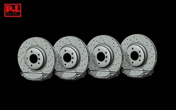 AMG disc brakes 3D print model