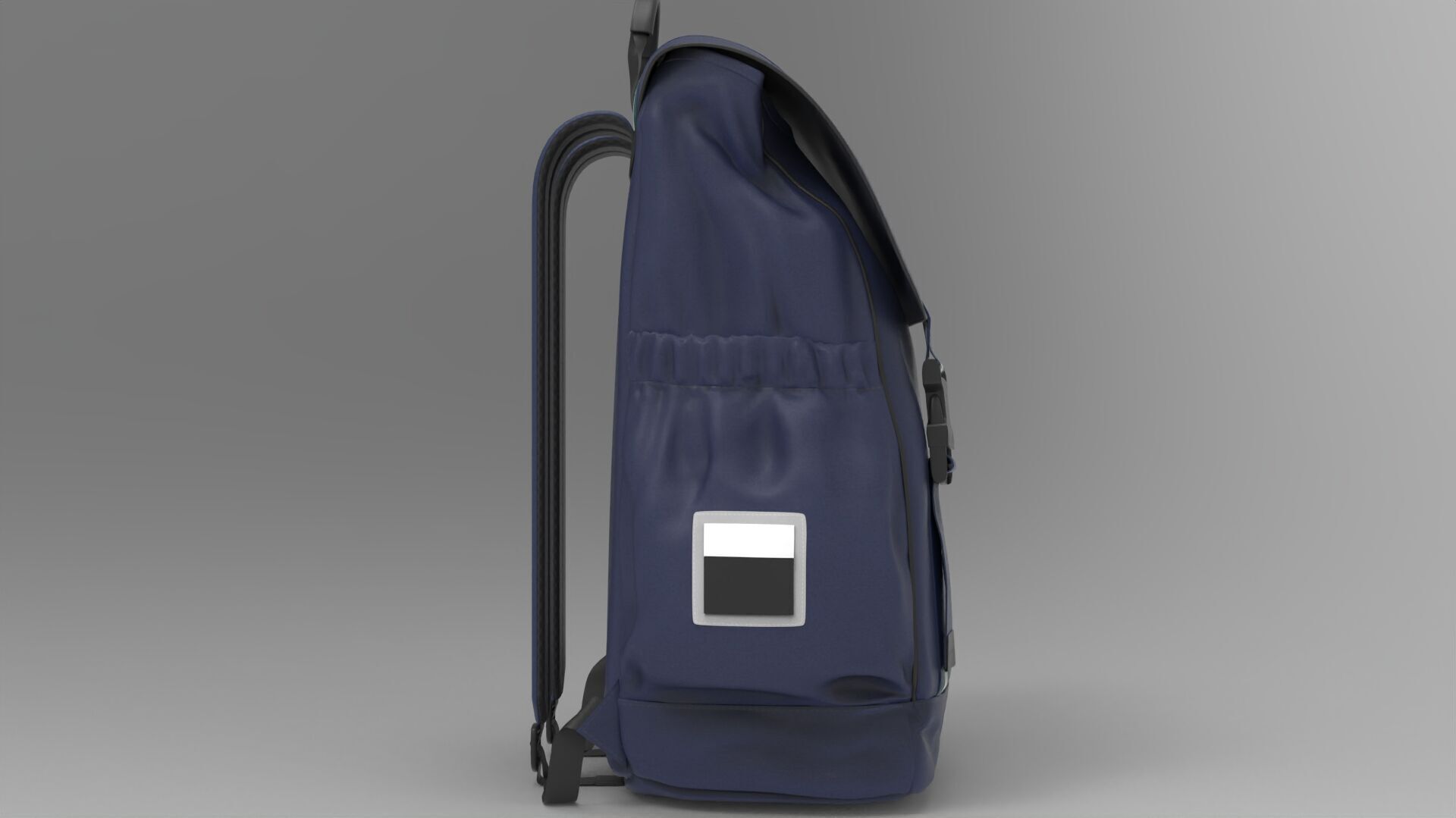 Realistic Backpack 3D Model PBR Textures Game Film Ready 007 Low-poly 3D model_5