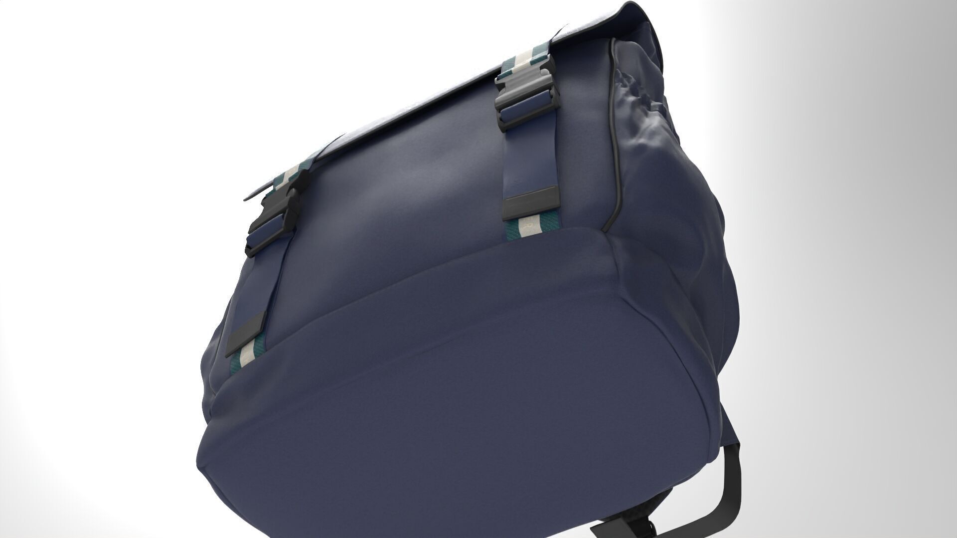 Realistic Backpack 3D Model PBR Textures Game Film Ready 007 Low-poly 3D model_8