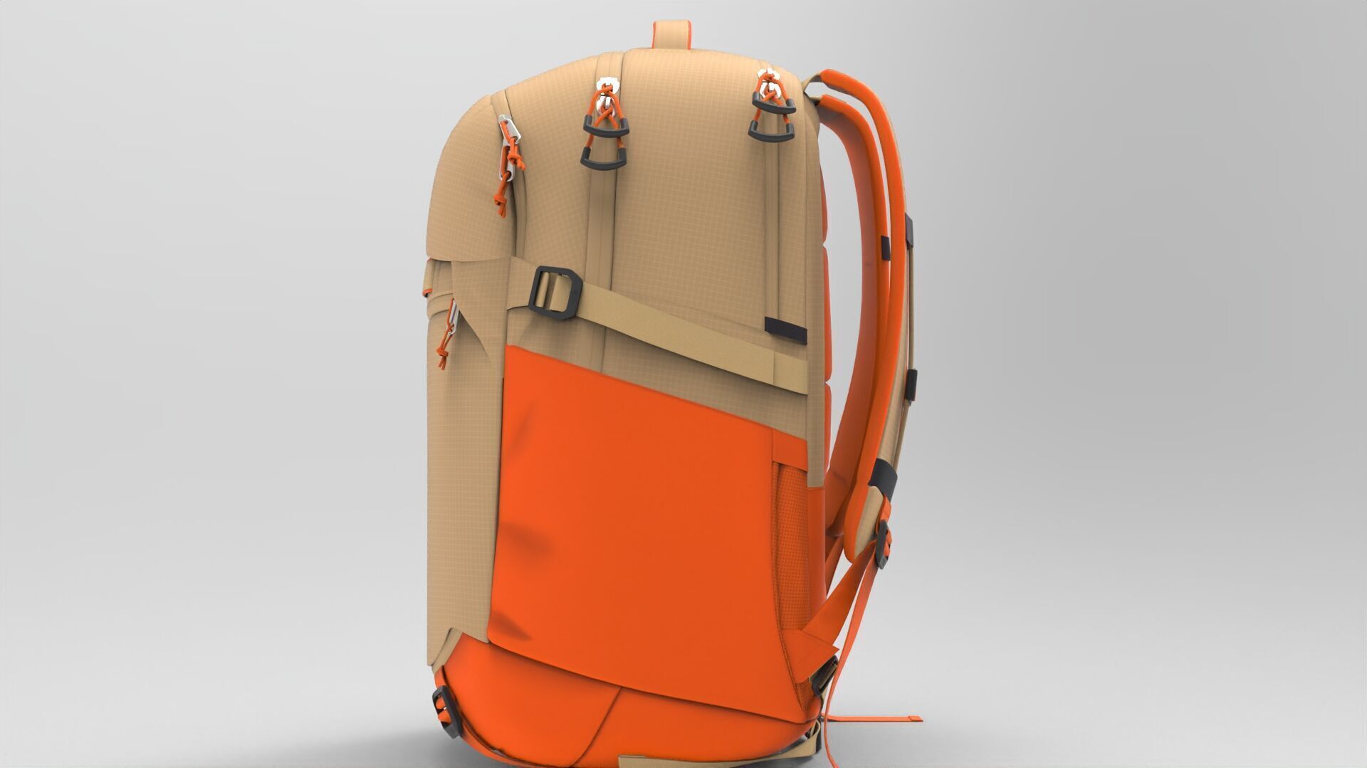  Realistic Backpack 3D Model PBR Textures Game Film Ready 006 Low-poly 3D model_8