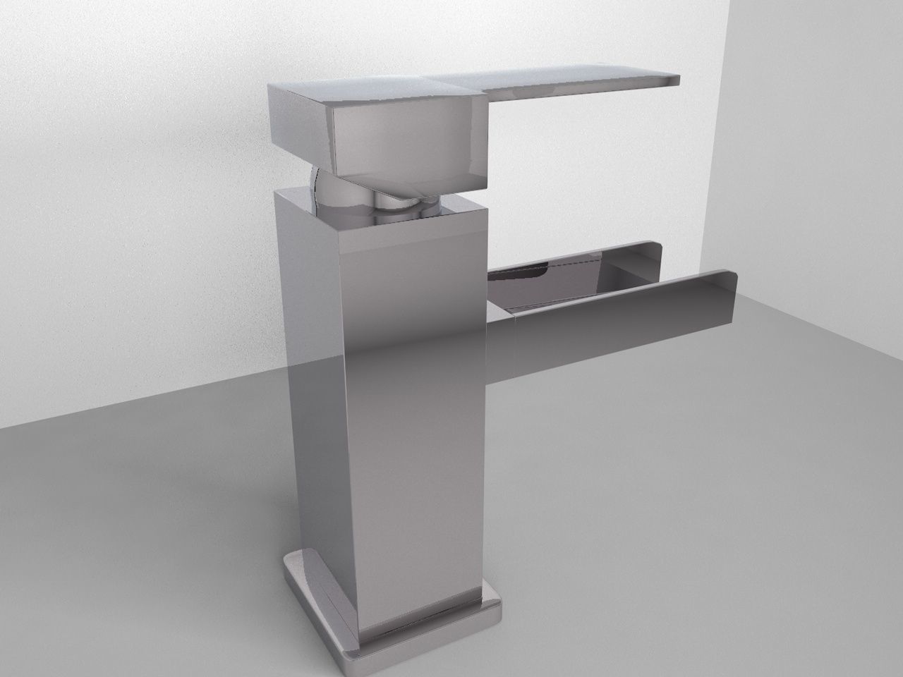 Waterfall Mixer Free 3D model_1