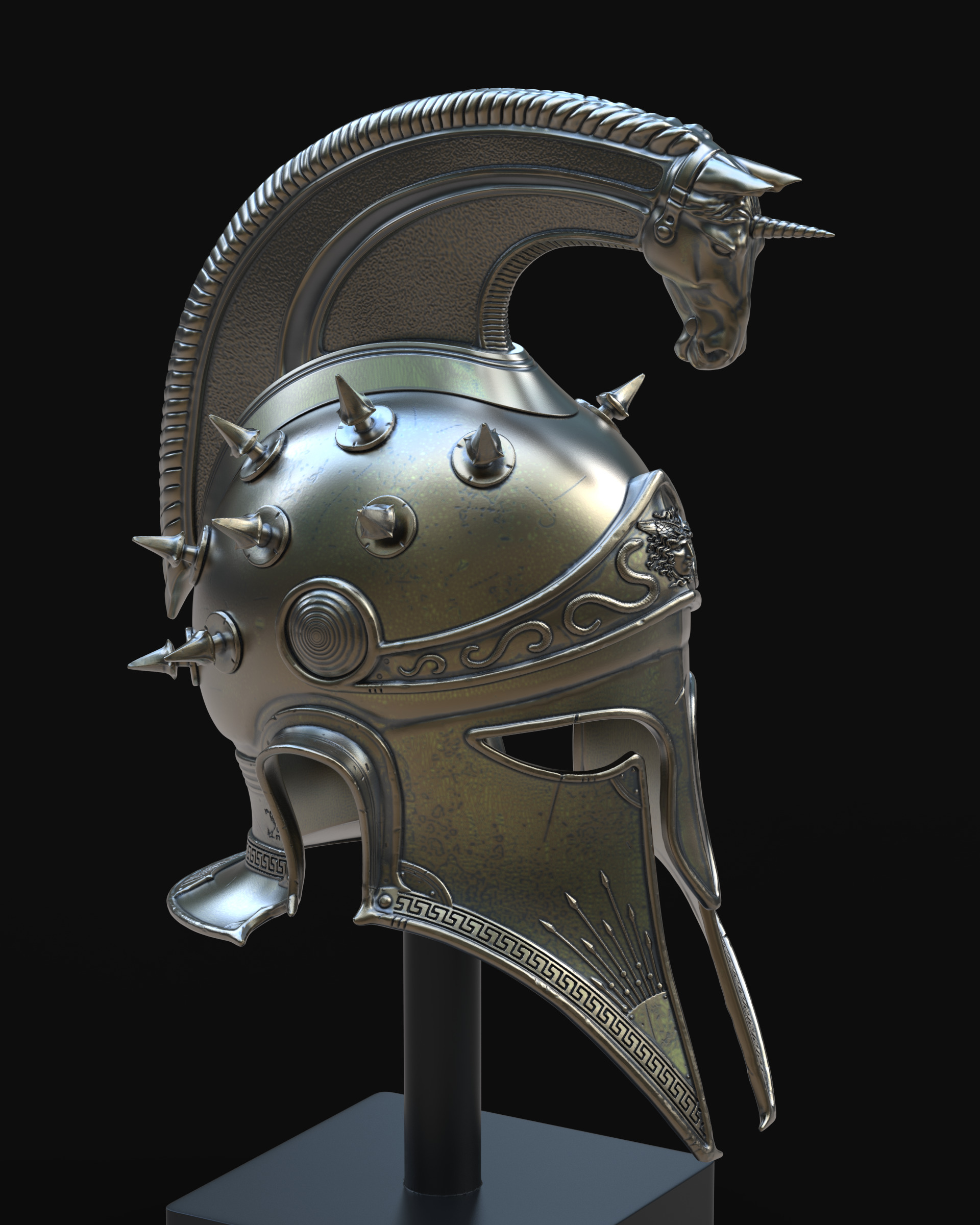 Perseus Helm II 3D print model_14